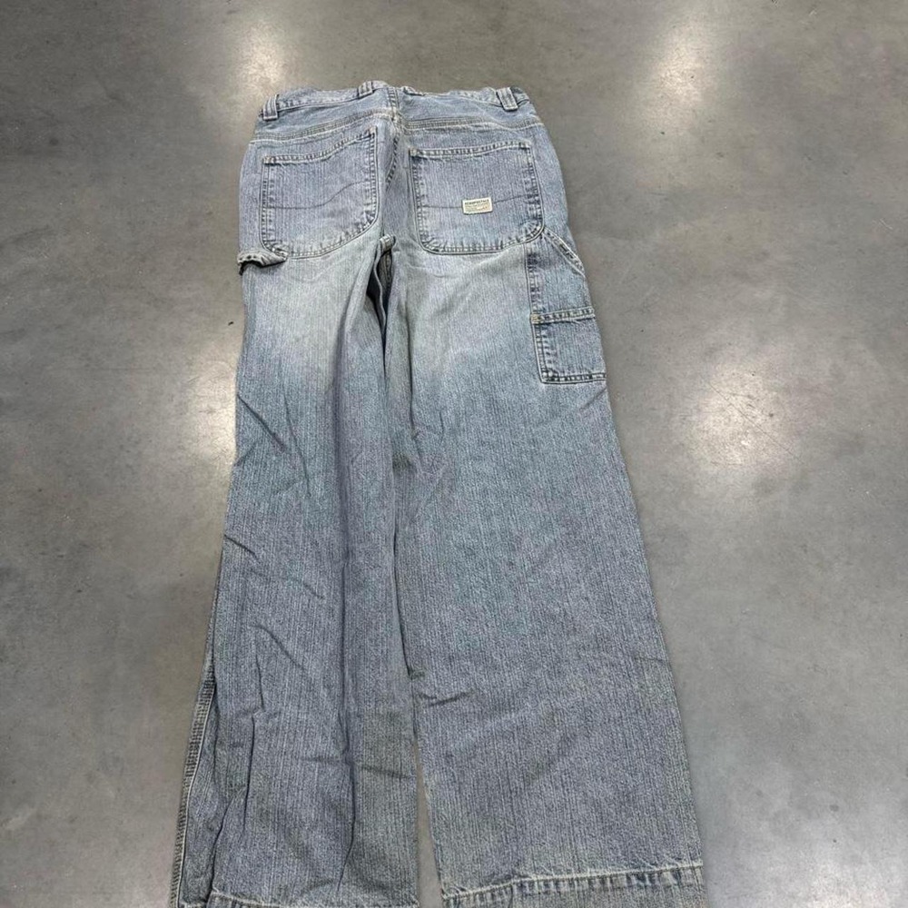 Aeropostale Mens Y2K Blue Carpenter Baggy Jeans 30x32 (Measures 30x30)